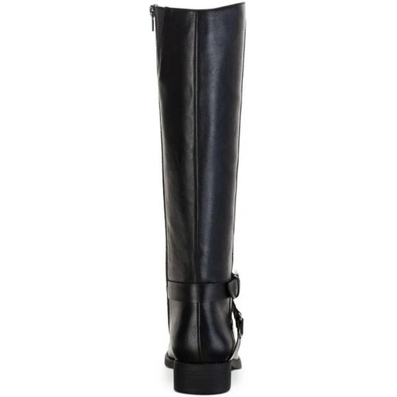 Style & Co. Women's Marliee Faux Leather Wide Calf Boots Black Size 7M NWB - Picture 3 of 4